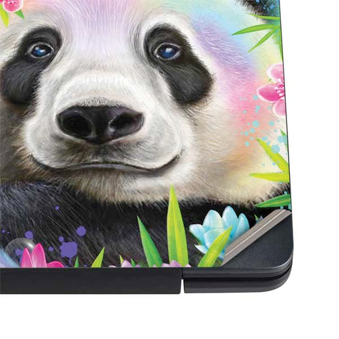 Rainbow Pandas with Butterflies by Sheena Pike Dell Vostro Skin